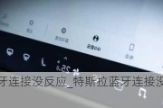 特斯拉蓝牙连接没反应_特斯拉蓝牙连接没反应怎么回事