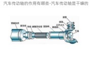 汽车传动轴的作用有哪些-汽车传动轴是干嘛的