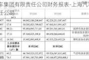 上海汽车集团有限责任公司财务报表-上海汽车集团有限责任公司