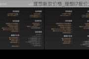 理想新款价格_理想l7报价大全