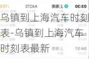 乌镇到上海汽车时刻表-乌镇到上海汽车时刻表最新