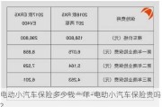 电动小汽车保险多少钱一年-电动小汽车保险贵吗?