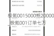 极氪0015000抵20000_极氪001订单七万