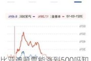 比亚迪股票能涨到500吗知乎-比亚迪股票能涨到500吗