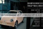 欧拉好猫mini cooper,欧拉好猫2023款落地价