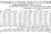 长安汽车销量2023年4月-长安汽车2020销量目标