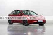 特斯拉30万的车-特斯拉30万车型号