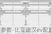 比亚迪汉EV配置参数-比亚迪汉ev配置参数配置