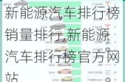 新能源汽车排行榜销量排行,新能源汽车排行榜官方网站