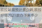 欧拉好猫预计多少钱,欧拉好猫2021款办下来多少钱