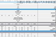 小鹏p5 参数,小鹏p5汽车参数配置表