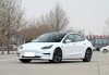 特斯拉model3曝光谍照_特斯拉2021款model3