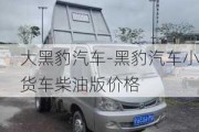 大黑豹汽车-黑豹汽车小货车柴油版价格