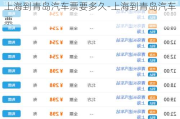 上海到青岛汽车票要多久-上海到青岛汽车票