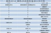 腾势2016_腾势d9参数配置表以及价格