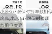 小米su7跟保时捷哪款相似度高,小米su7跟保时捷哪款相似度高