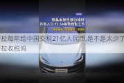 特斯拉每年给中国交税21亿人民币,是不是太少了-特斯拉收税吗