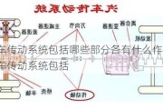 汽车传动系统包括哪些部分各有什么作用-汽车传动系统包括