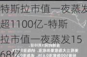 特斯拉市值一夜蒸发超1100亿-特斯拉市值一夜蒸发1568亿