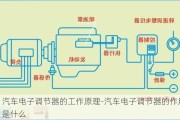 汽车电子调节器的工作原理-汽车电子调节器的作用是什么