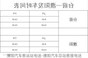 濮阳汽车客运站电话-濮阳汽车总站客服电话