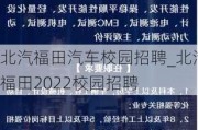 北汽福田汽车校园招聘_北汽福田2022校园招聘