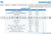 蔚来汽车公司简介概况资料-蔚来汽车公司简介概况