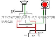 汽车改装气喇叭接线图-汽车电喇叭改气喇叭怎么改