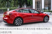 特斯拉欲2023年推出2.5万美元车型-特斯拉价格2024款多少钱