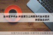 东营汽车总站售票-东营汽车总站售票查询