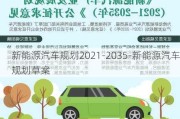 新能源汽车规划2021-2035-新能源汽车规划草案