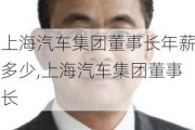 上海汽车集团董事长年薪多少,上海汽车集团董事长