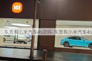 东莞有小米汽车4s店吗-东莞有小米汽车4s店吗