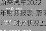 蔚来汽车2022年财务报表-蔚来汽车财务状况2019