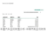 丰田汽车公司财务分析-丰田汽车公司财务分析