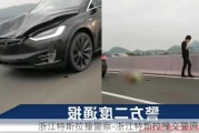 浙江特斯拉撞警察-浙江特斯拉撞交警原因