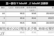 特斯拉报价2023电车多少钱_特斯拉报价2023