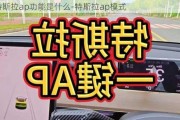 特斯拉ap功能是什么-特斯拉ap模式