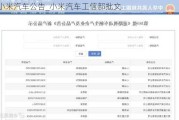 小米汽车公告_小米汽车工信部批文