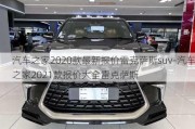 汽车之家2020款最新报价雷克萨斯suv-汽车之家2021款报价大全雷克萨斯