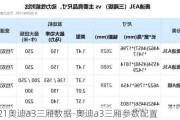 2021奥迪a3三厢数据-奥迪a3三厢参数配置