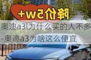 奥迪a3l为什么买的人不多-奥迪a3为啥这么便宜