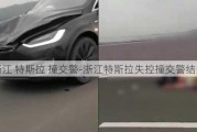 浙江 特斯拉 撞交警-浙江特斯拉失控撞交警结果