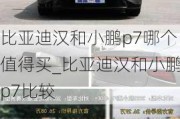 比亚迪汉和小鹏p7哪个值得买_比亚迪汉和小鹏p7比较