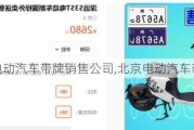 北京电动汽车带牌销售公司,北京电动汽车带牌销售