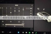特斯拉音调最佳设置-特斯拉最佳音效设置