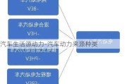 汽车生活源动力-汽车动力来源种类