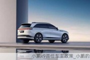 小鹏x9首任车主政策_小鹏的新车