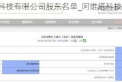 阿维塔科技有限公司股东名单_阿维塔科技增资扩股进展