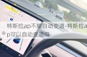 特斯拉ap不能自动变道-特斯拉ap可以自动变道吗